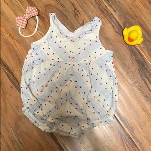 Cat and Jack Romper with bow